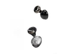 Zinc Alloy Engine Start Stop Button Decorative Cap(Black) | Push-to-start functionality, quick ignition, effortless operation, sl hrome finish, fit