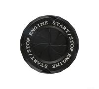 Zinc Alloy Engine Start Stop Switch Cover Rotary Fit(Black) | zinc alloy, smooth rotary action, fit, easy install, protects original button