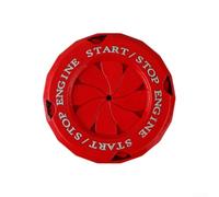 Zinc Alloy Engine Start Stop Switch Cover Rotary Fit(Red) | zinc alloy, smooth rotary action, fit, easy install, protects original button