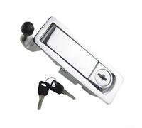 Zinc Alloy Flat Bounce Lock for RVs and Trailers, Designed for Easy Operation and Enhanced Security for Storage Solutions (Silver #1)