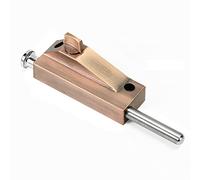 Zinc Alloy Flush Bolt Latch Lock for Enhanced Security on Primary and Secondary Doors - for Composite and Wooden Doors(Red Patina)