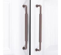 Zinc Alloy Furniture Handle Kitchen Cupboard Cabinet Wardrobe Drawer Pulls Door Knob 192mm Hole Distance Home Decor with Screw