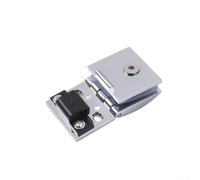 Zinc Alloy Glass Cabinet Hinge with Spring Mechanism for Smooth Self Closing Doors Suitable for 6mm and 8mm Thickness Glass (D)
