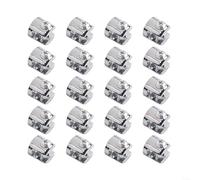 Zinc Alloy Glass Shelf Support Clamp Brackets 10pcs for 6mm to 8mm Glass Thickness Shelf Installation in Bathroom Office (20pcs)
