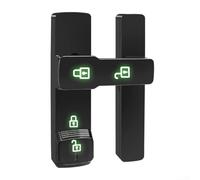 Zinc Alloy Glowing Door Lock for Sliding Applications with 180 Degree Rotation Support for Cabinets and