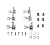 Zinc Alloy Guitar Tuner Pegs, Gear Ratio Guitar Machine Heads for Right Handed Electric or Acoustic Guitars, Small Square Design Universal Headstock Tuner Pegs