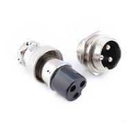 Zinc Alloy GX16 3-Pin Aviation Socket Connector(3 core)