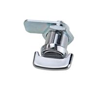 Zinc Alloy Handle Type Turn Tongue Lock Distribution Box Rotary Cylinder Lock 1Pcs