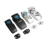 Zinc Alloy Hidden Cabinet Lock with Key - 2 Pack for Distribution Light Boxes and Control Cabinets(Silver,DK604-1)