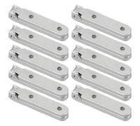 Zinc Alloy Hinges for Wood Box and Cabinet Applications 10 Pack with Screws