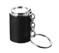 Zinc Alloy Holder Portable Loose Change Container Key Pendant with Spring Closure Pocket Coins Bank Key Pendant for Commuter Students