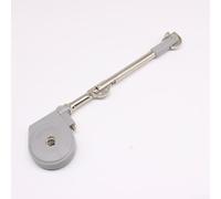 Zinc alloy hydraulic support rod for dressing tables, providing controlled open angles and silent closing mechanism for furniture lids (Flip up-long)