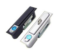 Zinc Alloy Industrial Cabinet Swing Handle Electronic Panel Lock with 2 Keys, MS818(White,MS818-Hook)