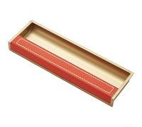 Zinc Alloy Inset Cabinet Handle for Wardrobe Doors Offering Seamless Integration and Surface-Mounted Construction (A)