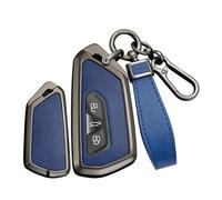 Zinc Alloy Key Cover fit compatible for VW Volkswagen Golf 8 MK8 GTI GTD ID.3 ID.4 Key Fob Case Protective fit compatible for Seat Tarraco Ateca Cupra Formentor Leon Skoda Octavia Key Case 3 Buttons