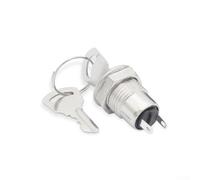 Zinc Alloy Key Switch, Power Lock Switch, Silver Plated Pin Switch, With Silver Plated Pins Reliable Connectivity And Added Security Lock Feature(SK24-01B)