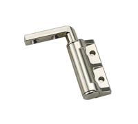 Zinc Alloy L-Shaped Spiral Damper Hinges with Arbitrary Stop for Industrial Electrical Mechanical 1Pcs(Left,1.5N.m)