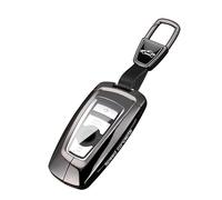 Zinc alloy Leather Car Key Box Case Suitable for BMW 1 series F20 F21 2011-2019 Keychain Key Chain Accessories,A-4 BUTTONS