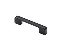 Zinc Alloy Matt Black Handle Cabinet Door Handles and Pulls Cupboard Wardrobe Kitchen Drawer Knobs(Hole Centers 96mm)