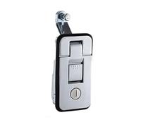 Zinc Alloy Plane Lock Press Type Door Lock Electric Box Door Lock 1Pcs(Chrome Plating)