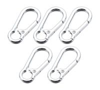 Zinc Alloy Plated Gate Trigger Buckle Clips for Purses, Handbags, Key Chains & DIY Hardware - Durable & Stylish Accessories, 1/2/5 Pcs
