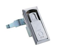 Zinc Alloy Press Rotating Flat Lock Industrial Equipment Cabinet Door Lock 1Pcs(Matte)