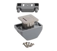 Zinc Alloy Push Button Catch Lock for Cupboard Doors in RVs and Motorhomes Cabinet Latch Knob
