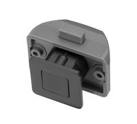 Zinc Alloy Push Button Catch Lock for Motorhome, Camper, Caravan and Boat Cupboard Doors with Chrome or Black Knob, Easy Install Latch to Prevent Shaking Opening