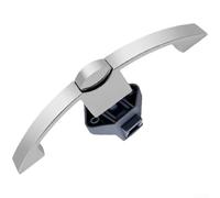 Zinc Alloy Push Button Lock for RV Cabinets Drawers - Modern Cam Latch with Damping Noise Reduction - Chrome Finish Furniture Security Catch 18mm(H01 - Chrome Color)