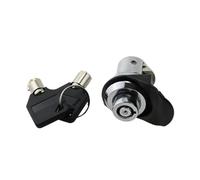 Zinc Alloy Push Cabinet Button Lock, Embedded Cabinet Lock Safe Deposit Box Lock 1Pcs(with Lock)
