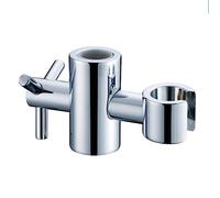 Zinc Alloy Replacement Hand Held Shower Bracket for Slider Height & Angle Adjustable Sprayer Holder On Slide Shower Sprayer Holder Wall Mount