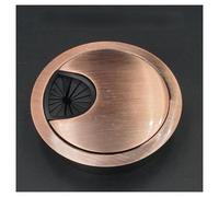 Zinc Alloy Round Desk Cable Hole Cover 50mm 53mm 60mm 80mm, Computer Table Wire Grommet Pass Through, Metal Line Organizer for Office Furniture(1PCS Red Bronze,50mm)