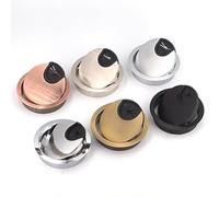 Zinc Alloy Round Desk Cable Hole Cover 50mm 53mm 60mm 80mm, Computer Table Wire Grommet Pass Through, Metal Line Organizer for Office Furniture(1PCS Brush Finish,50mm)