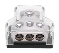 Zinc Alloy Safety Device Holder Distribution Car Audio Power Ground Cable Splitter Block 1 In 3 Out for Car Audio System