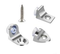 Zinc Alloy Shelf Support Pegs 50Pcs Silver Metal(50pcs-Alloy Rounded)