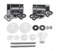 Zinc Alloy slowdown Hinge for Various Toilet lids with plumshaped Connecting Piece to Smooth Operation and Noise Prevention
