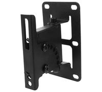 Zinc Alloy Speaker Wall Mount Bracket 16x11x9cm Black Adjustable | Ceiling Mountable Design, Thickened Build, Installation Tools Included, for Surround Sound or Center Channel Speakers