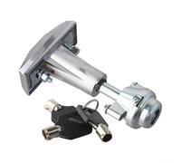 Zinc Alloy T-Type Lock with Keys, Water Dispenser Security, Cabinet Lock System, Self Service Kiosk Security, for Vending Machines, Water Dispensers(Long Style Lock)