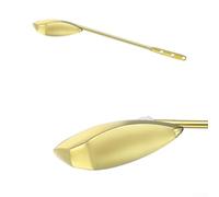 Zinc Alloy Toilet Flush Lever Designed for Easy Handling by All Ages, Perfect Addition to Any Bathroom (Gold)