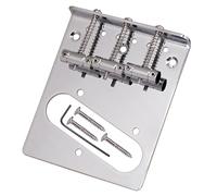 Zinc Alloy Tremolo Bridge Set Electric Guitar Standard Replacement Parts Excellent Value electric guitar bridge (Color : 3 Saddles Bridge)