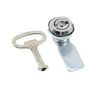 Zinc Alloy Triangle Lock Word Zinc Alloy Electric Cabinet Door Lock 1Pcs(Slotted Lock)