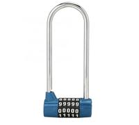 Zinc Alloy U-Shape Lock Combination Digit Password Code Extra Long Cabinet Door Padlock 1Pcs(D)