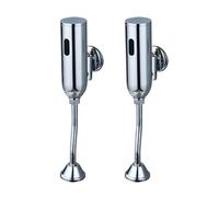 Zinc Alloy Urinal Flush Valve 2X Urinal Sensor Flush Valve Wall Mounted Automatic Flusher Hotel Bathroom Water Saving