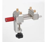 Zinc Alloy Woodworking Vise With Adjustable Jaws For Diy Clamp Silver Compact Tool For Crafting And Model Building Projects 18cm