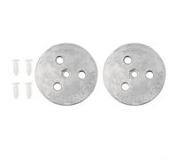 Zinc Anode Plate for Pool Skimmer Basket For fixing with Galvanic Protection to Enhance Pool Equipment Life (2pcs)