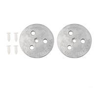 Zinc Anode Plate For Pool Skimmer Basket With Galvanic Protection To Prevent Discoloration And In Salt And Fresh Water Pools(2pcs)