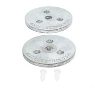 Zinc Anode Plate for Pool Use, Specifically Designed to Secure Skimmer Basket and Reduce Electrolysis Effects in Salt Water Environments (2pcs)