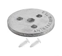 Zinc Anode Plate for Pool Use, Specifically Designed to Secure Skimmer Basket and Reduce Electrolysis Effects in Salt Water Environments (1pc)