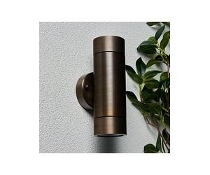 Zinc Brac Solid Brass 2Lt Up & Down Gu10 Wl Bronze One Colour