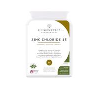 Zinc Chloride 15 | 15mg Highly Absorbable Zinc Chloride Mineral Supplement | 60 Vegan Friendly Capsules UK Made | 1 Capsule Daily (2 Month Supply)